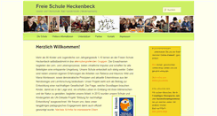 Desktop Screenshot of freie-schule-heckenbeck.de